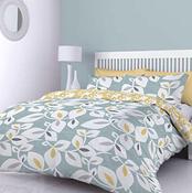 Catherine Lansfield Inga Leaf - Teal image