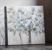 Floral Bouquet Textured Art Canvas image