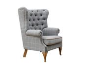 Wing Back Chair - Grey image