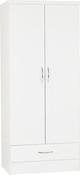 Nevas 2 Door 1 Drawer Wardrobe image