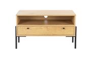 Madrid Tv Unit 800 - Oak And Black image