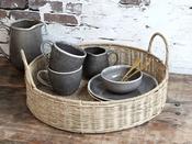 Wicker Tray - Natural image