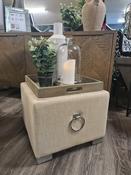 Small Beige Linen Tea Tray