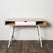 Console/Desk Oak &amp; White image
