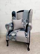 Patchwork Queen Anne - Blue image