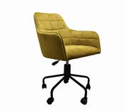 Vienna Swivel Chair - Mustard