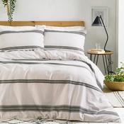 Osman Duvet Cover Set Ecru/Grey - Double image