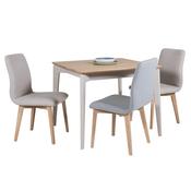 Marlow Dining Table 900 Square - Cashmere Oak