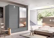 Malone 2m Sliderobe - Grey image