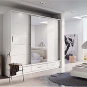 Malone 2.5m Sliderobe - White image