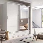 Malone 2m Sliderobe - White image