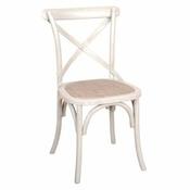 Cross Back Chair -  Vintage White