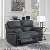 Blare 2 Seater Recliner - Dark Grey