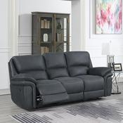 Blare 3 Seater Recliner - Dark Grey