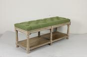 Portland Bench - Moss Linen