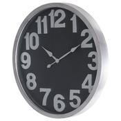 Silver Wall Clock - 60cm image
