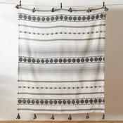 Pangea Tasselled Throw Black image