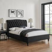 Lara Bedframe - Black Velvet