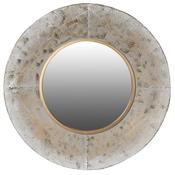 White-wash Round Mirror image