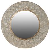Gold Effect Round Mirror image