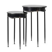 Set of 2 Black Curve Side Tables image