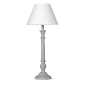 Shaped Lamp with Cream Shade image
