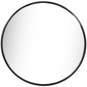 Round Black Mirror 90cm image