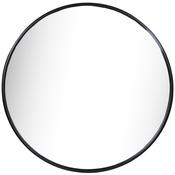 Round Black Mirror 120cm image