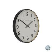 Baker and Brown Clock - White &amp; Black image