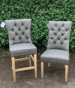 Zoe Counter Stool - Dark Grey Pu image