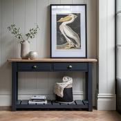 Edie 2 Drawer Console Table - Navy image