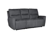Cyprus 3 Seater - Electric Recliner Wireless Charging Console - Charcoal image