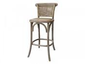 Rattan Back Bar Stool image