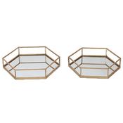 Set 2 Gold Trays image