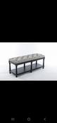 Portland Bench - Black / Light Grey