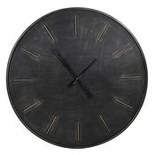 Large Black Metal Clock image