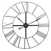 Distressed Metal Roman Numerals Wall Clock image