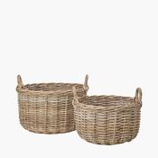 Grey Kubu Log Baskets image
