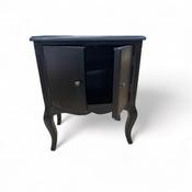Vintage 2 Door Cupboard - Black image