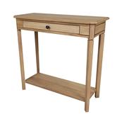 Alice 1 Drawer Console Table with Shelf – Ash image