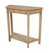 Alice Half Moon Console Table – Ash