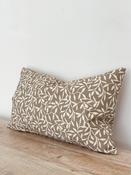 Olive Leaf Print Cushion image