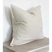 Frayed Edge Cushion Cream image