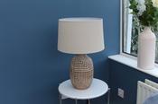 Ceramic Table Lamp - Brown image