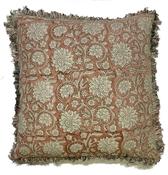 Earthy Dipika Rust Block Cushion image