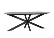 Sadie Oval Table - Smoke
