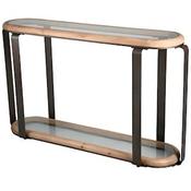 Curved Glass Console Table image