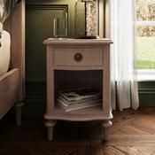 Luna 1 Drawer Bedside – White Wash image