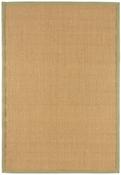 Sisal Rug Linen with Sage Border image