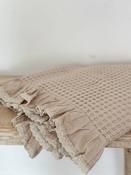 Beige Ruffle Throw image